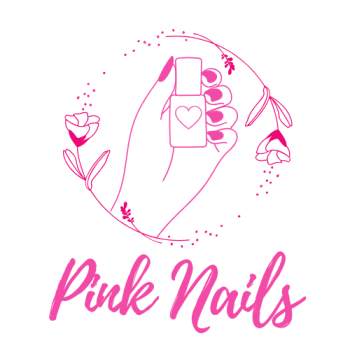 logo Pink Nails